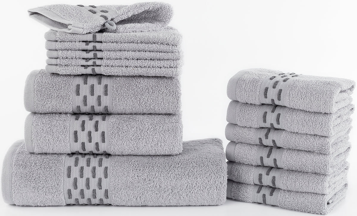 Homéé gastendoekjes golf jacquard set