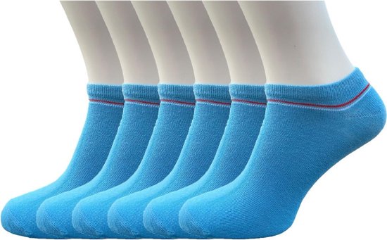 Classinn® Essentials Sneaker sokken rose 36-41 - 6 paar - dames sport enkelsokken roze - Classinn