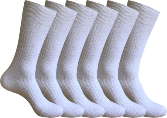 Classinn® Elegant geribbelde Heren sokken- 6 paar