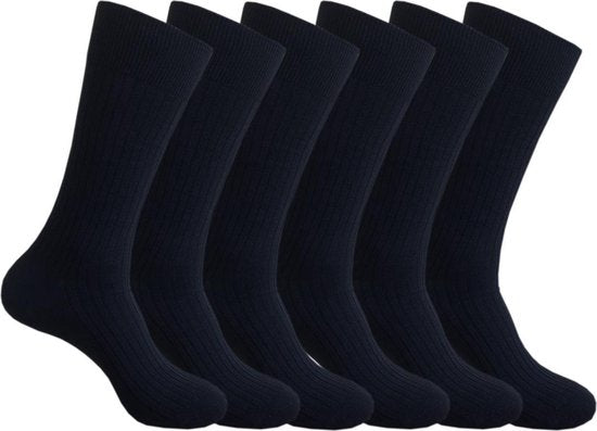 Classinn® Elegant geribbelde Heren sokken- 6 paar