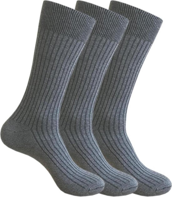 Classinn® Elegant geribbelde Heren sokken- 6 paar