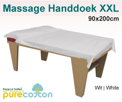 Homéé massage - strandlaken - grote handdoek 90x200cm 100% katoen 450g.m² badstof 